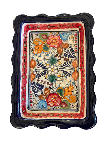 Talavera Tray Red