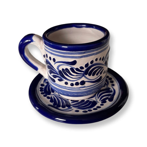 Expresso Talavera Blue Cup